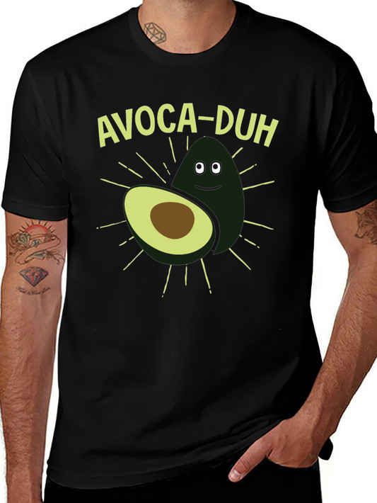 Avoca-duh Funny Avocado Graphic T-Shirt