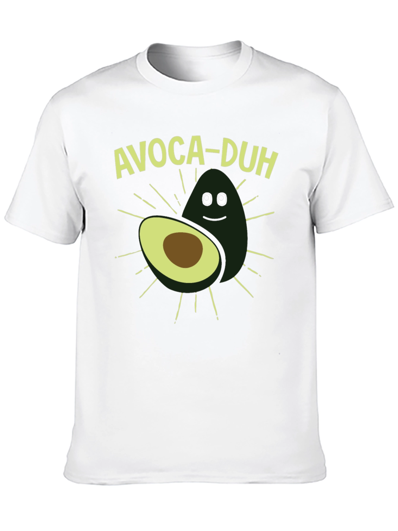 Avoca-duh Funny Avocado Graphic T-Shirt