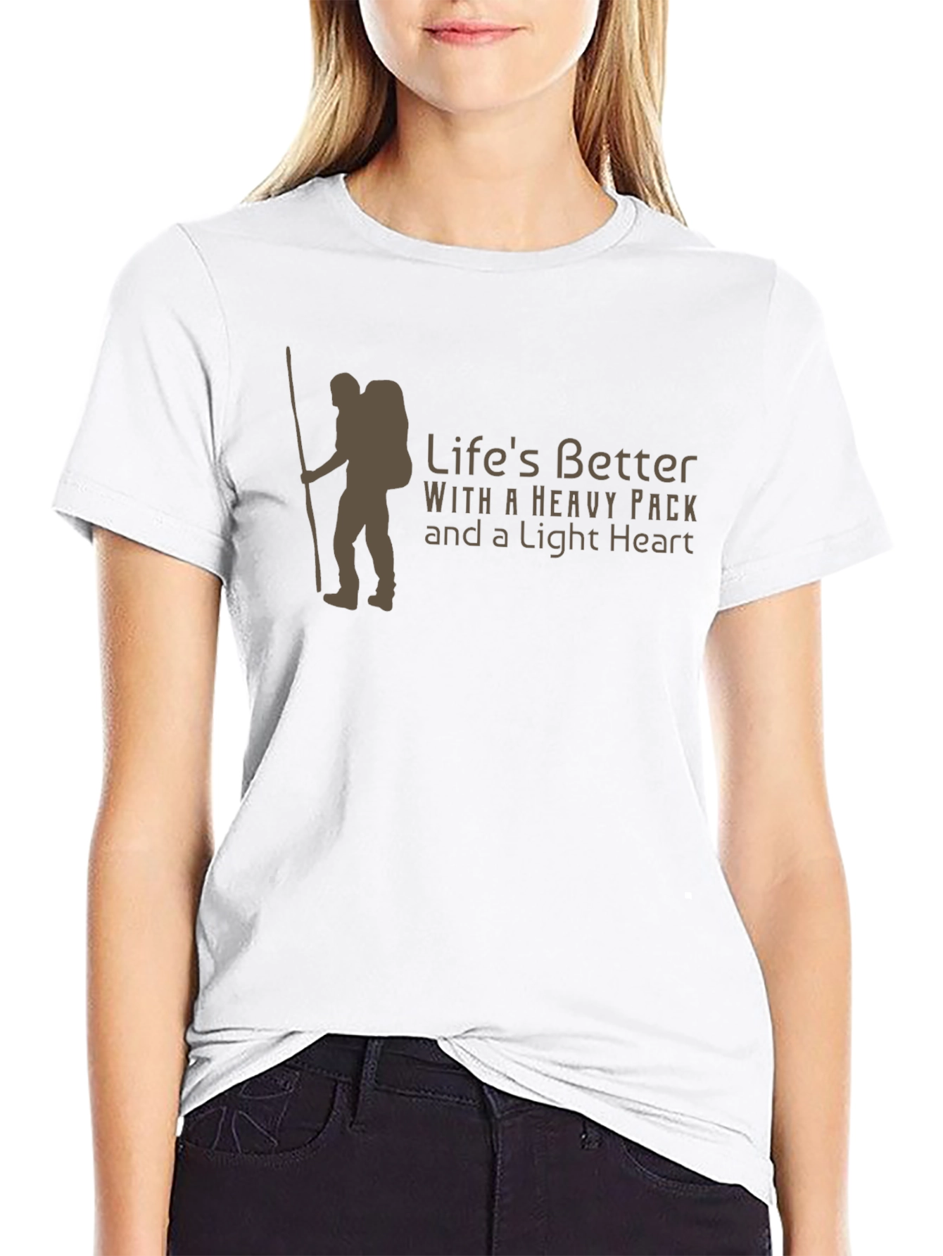 Heavy Pack Light Heart Hiking T-Shirt