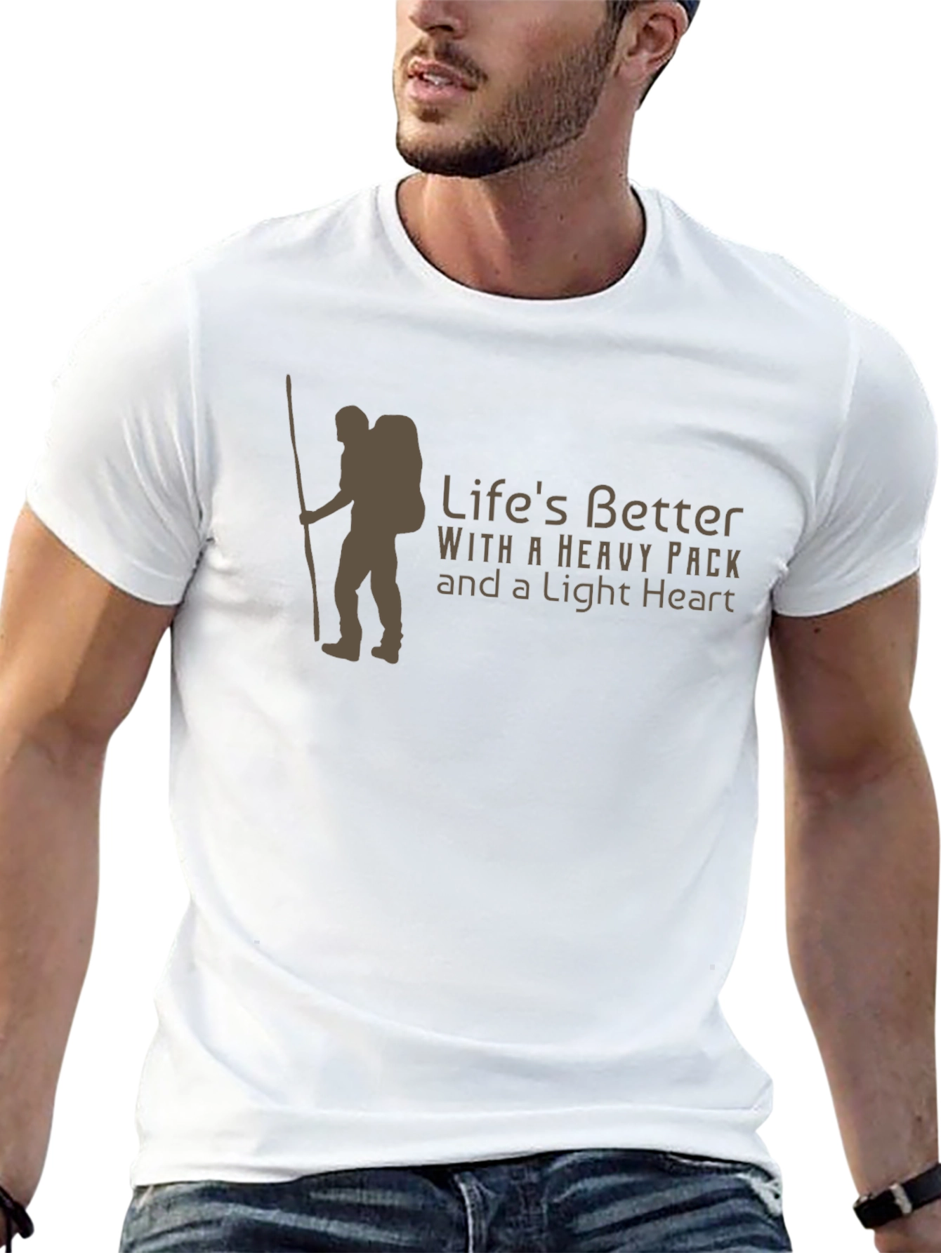 Heavy Pack Light Heart Hiking T-Shirt