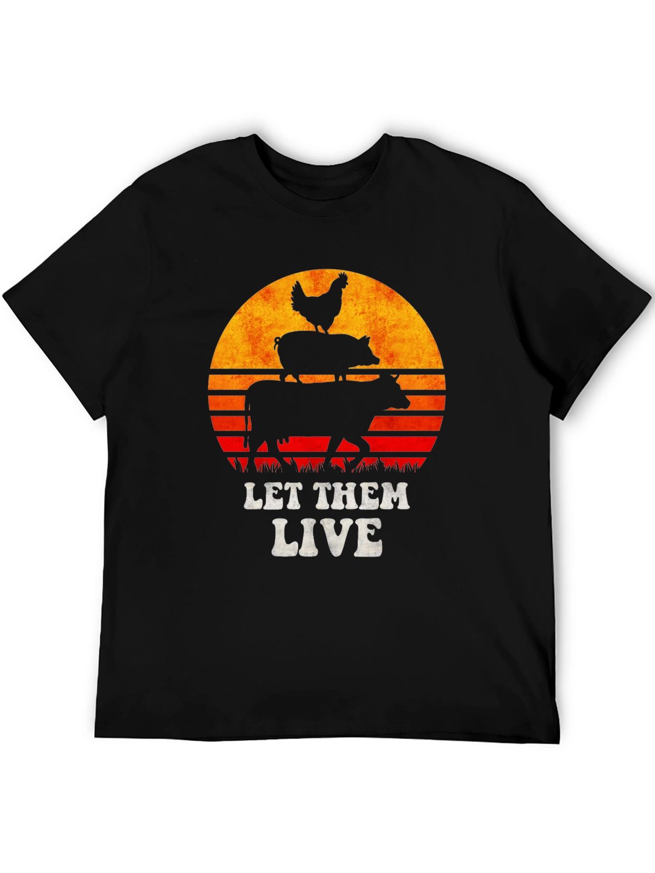 Let Them Live T-Shirt - Vegan Animal Rights Tee