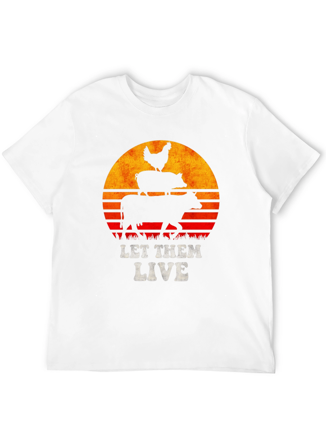 Let Them Live T-Shirt - Vegan Animal Rights Tee
