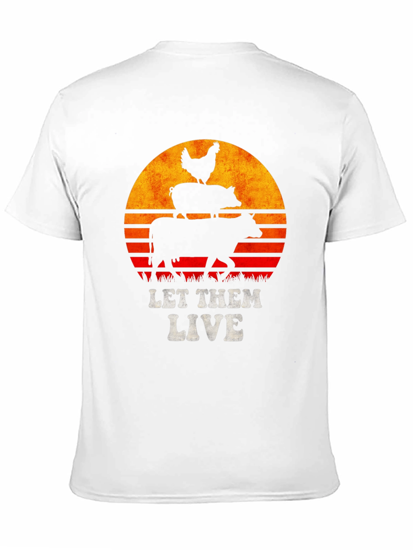 Let Them Live T-Shirt - Vegan Animal Rights Tee
