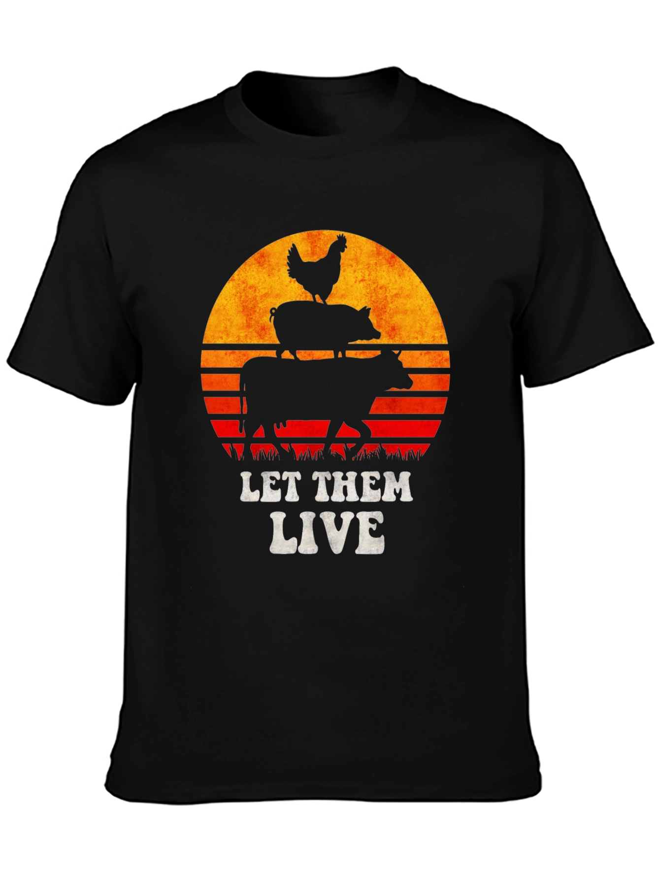 Let Them Live T-Shirt - Vegan Animal Rights Tee