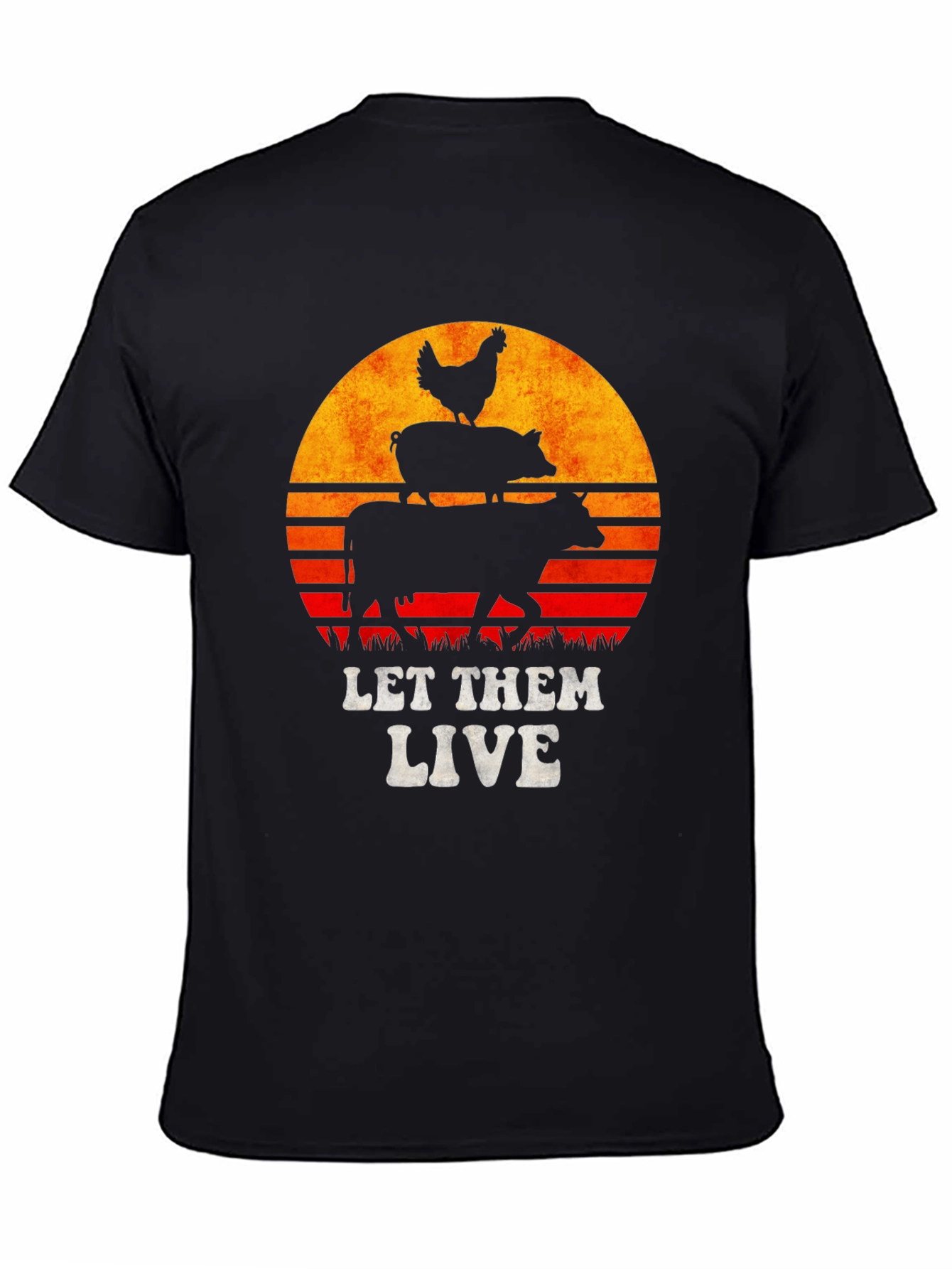 Let Them Live T-Shirt - Vegan Animal Rights Tee