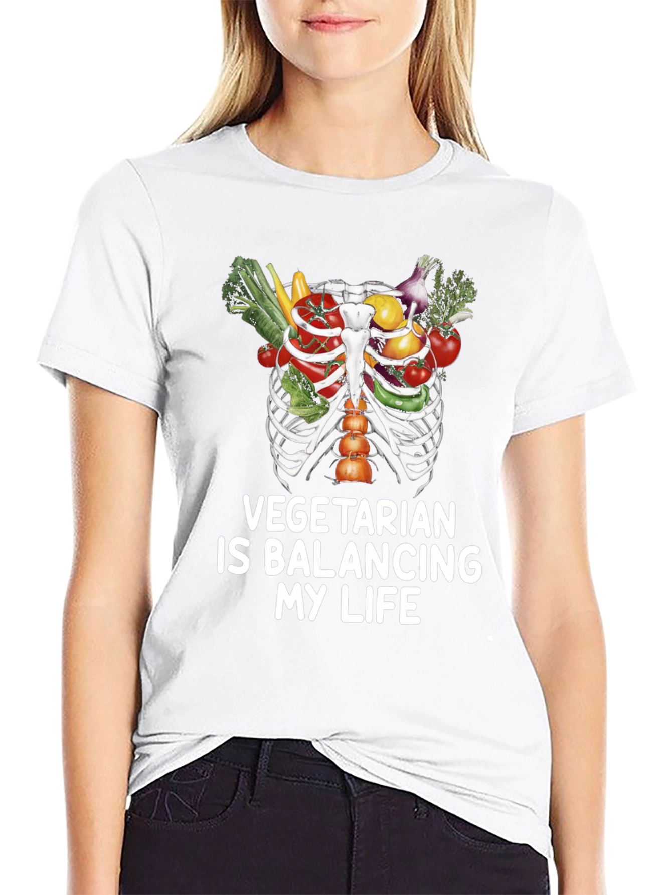 Vegetarian Balancing Life T-Shirt