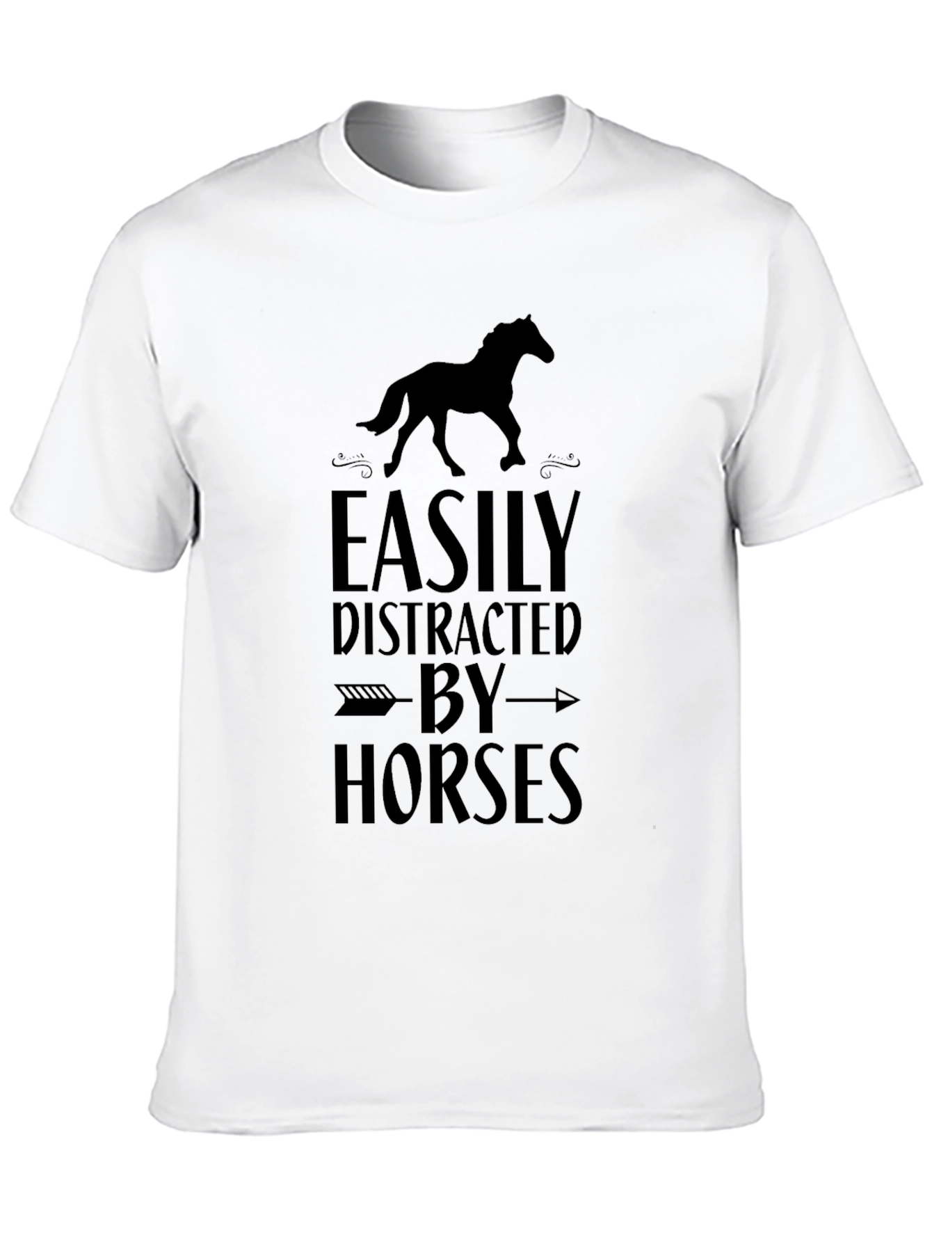 Easily Distracted by Horses Graphic Tee