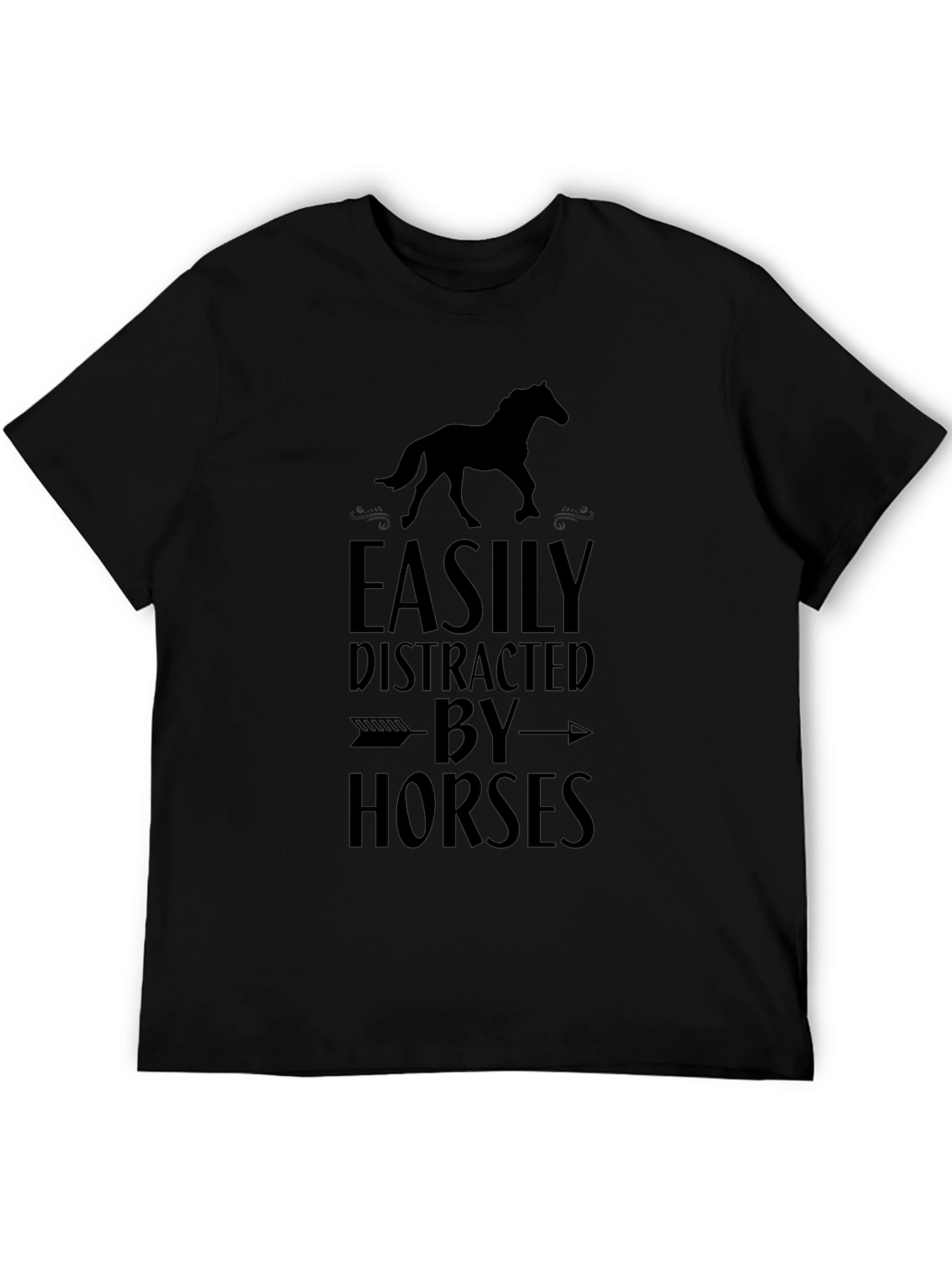 Easily Distracted by Horses Graphic Tee