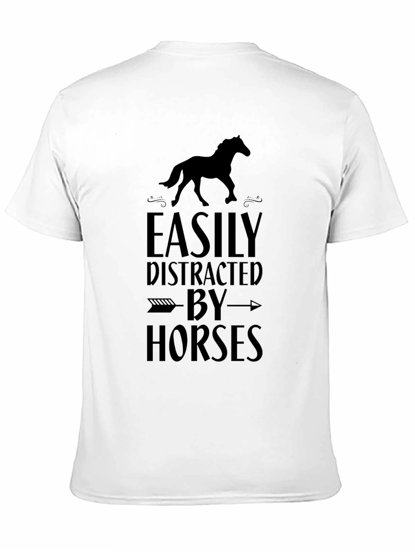 Easily Distracted by Horses Graphic Tee