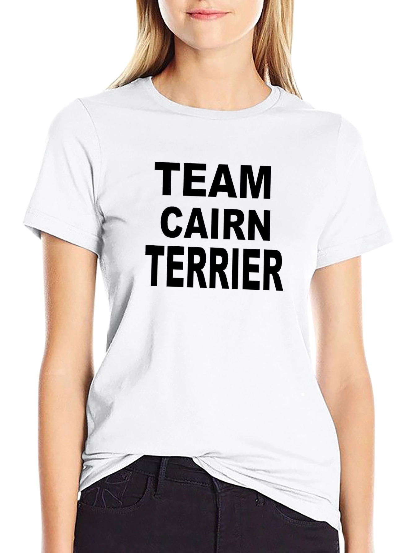 Team Cairn Terrier Black T-Shirt