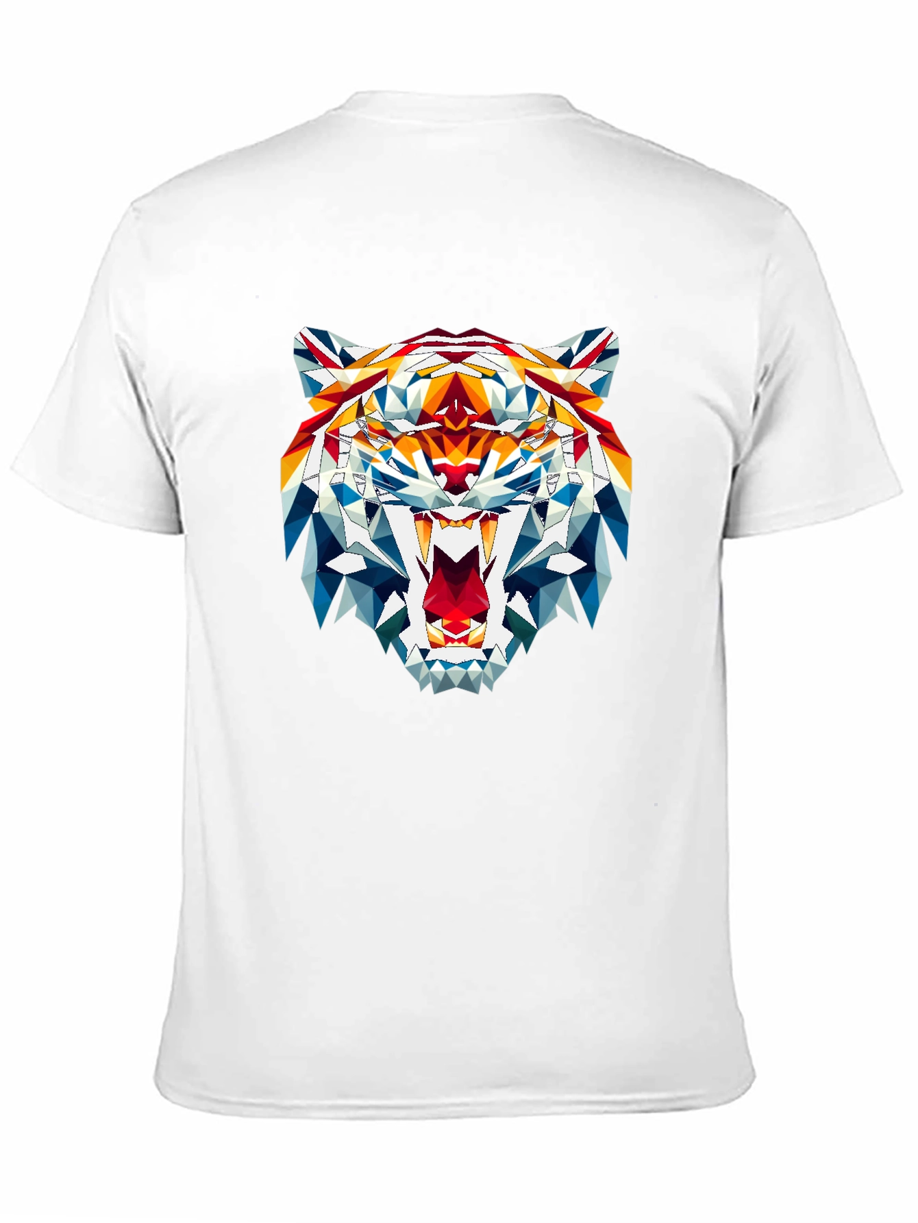 Geometric Tiger Graphic Tee - Fierce Style
