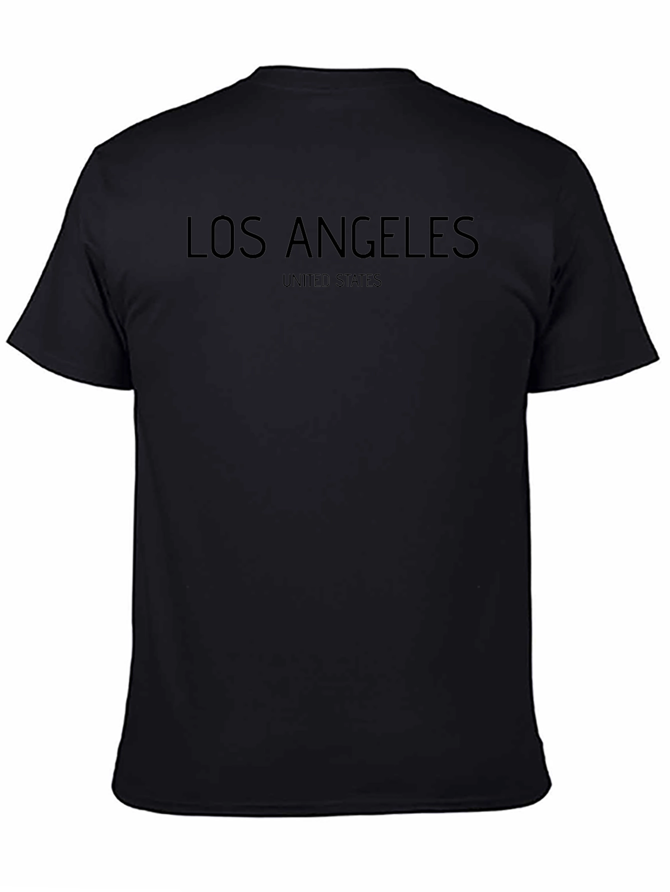 Los Angeles Black Graphic Tee | Unisex