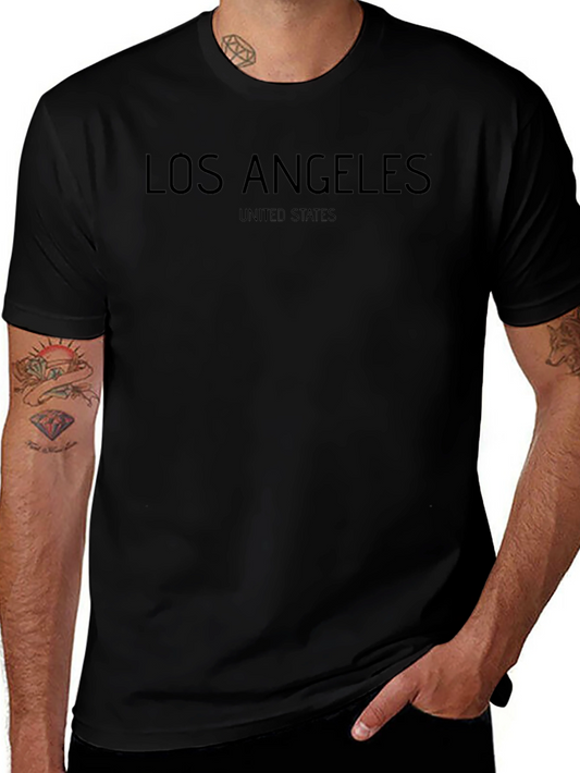 Los Angeles Black Graphic Tee | Unisex