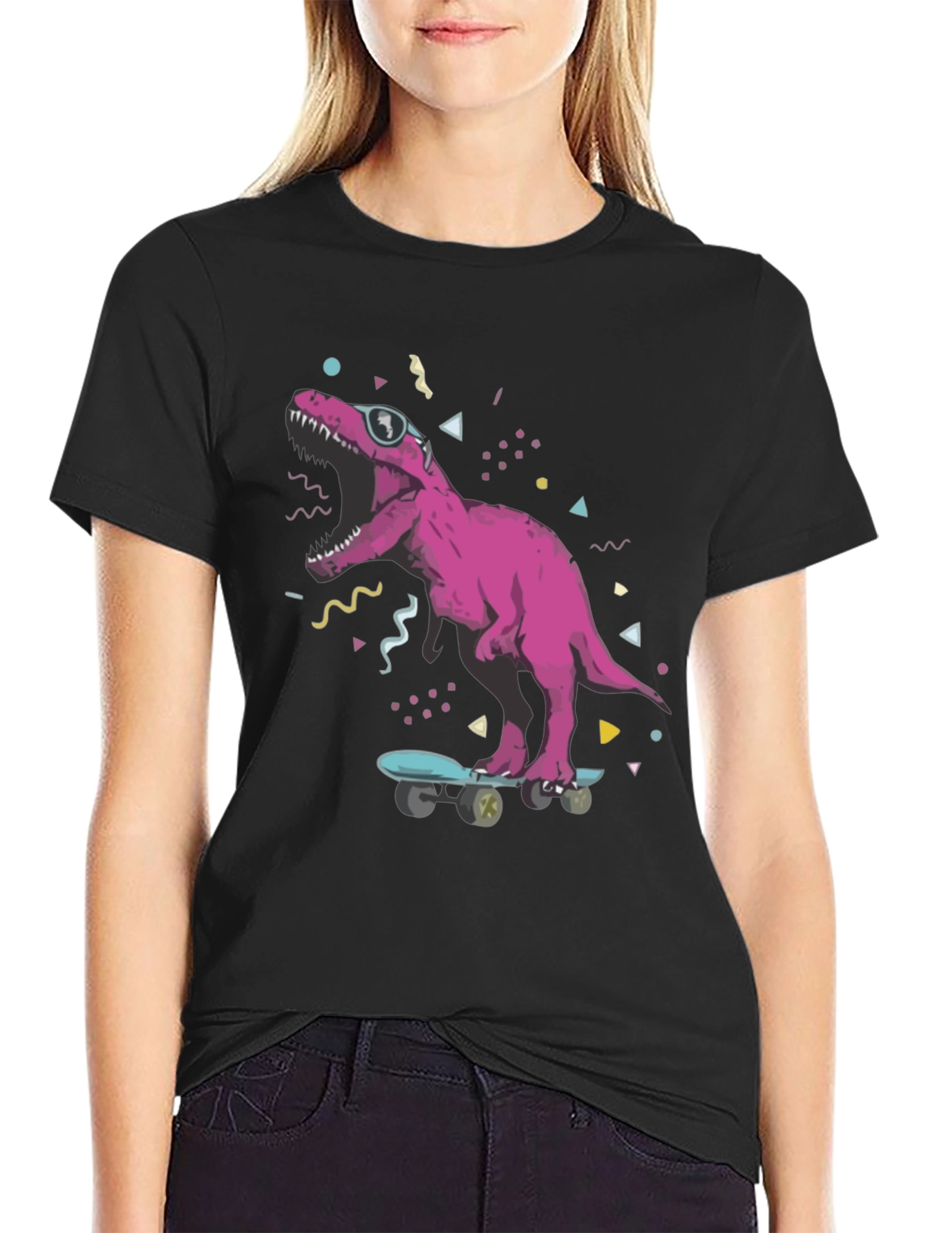 Rad Dino Skateboard T-Shirt