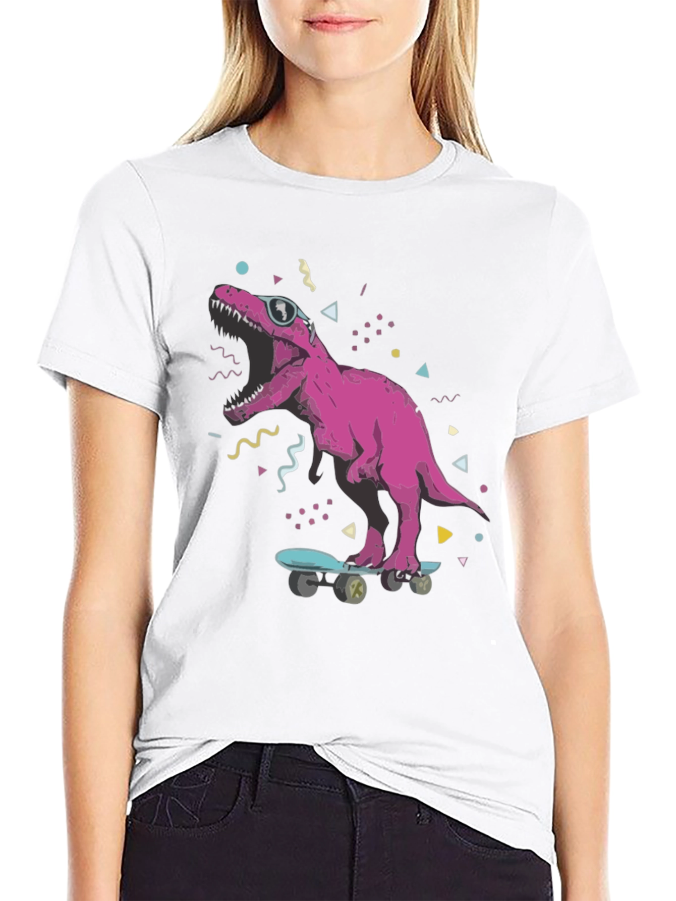 Rad Dino Skateboard T-Shirt