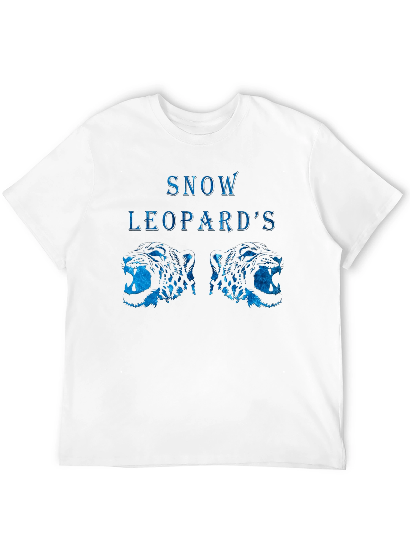 Snow Leopards T-Shirt Black