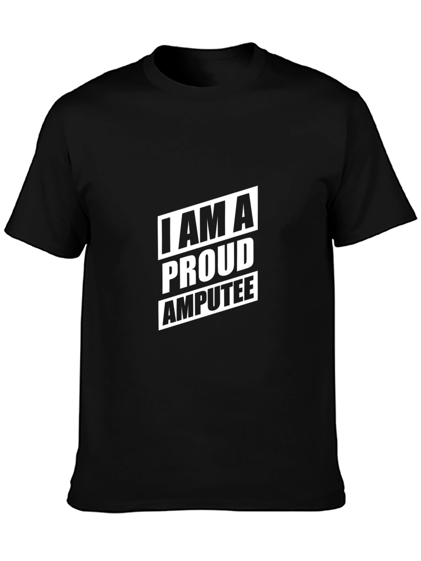 Proud Amputee Graphic T-Shirt - Black