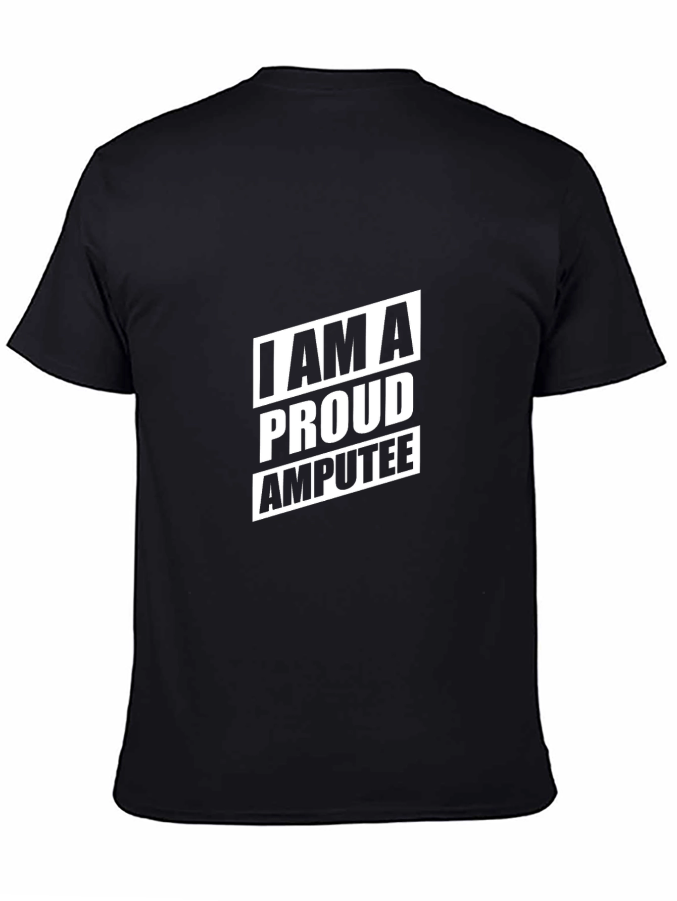 Proud Amputee Graphic T-Shirt - Black