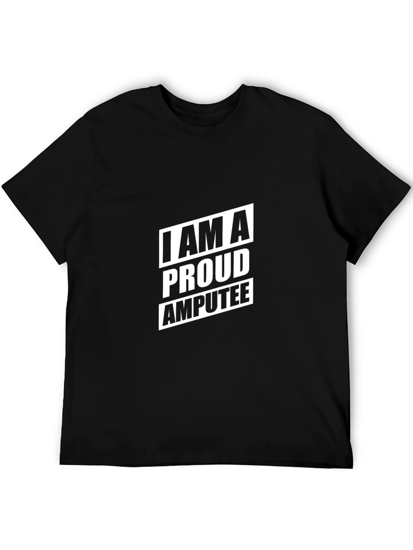 Proud Amputee Graphic T-Shirt - Black