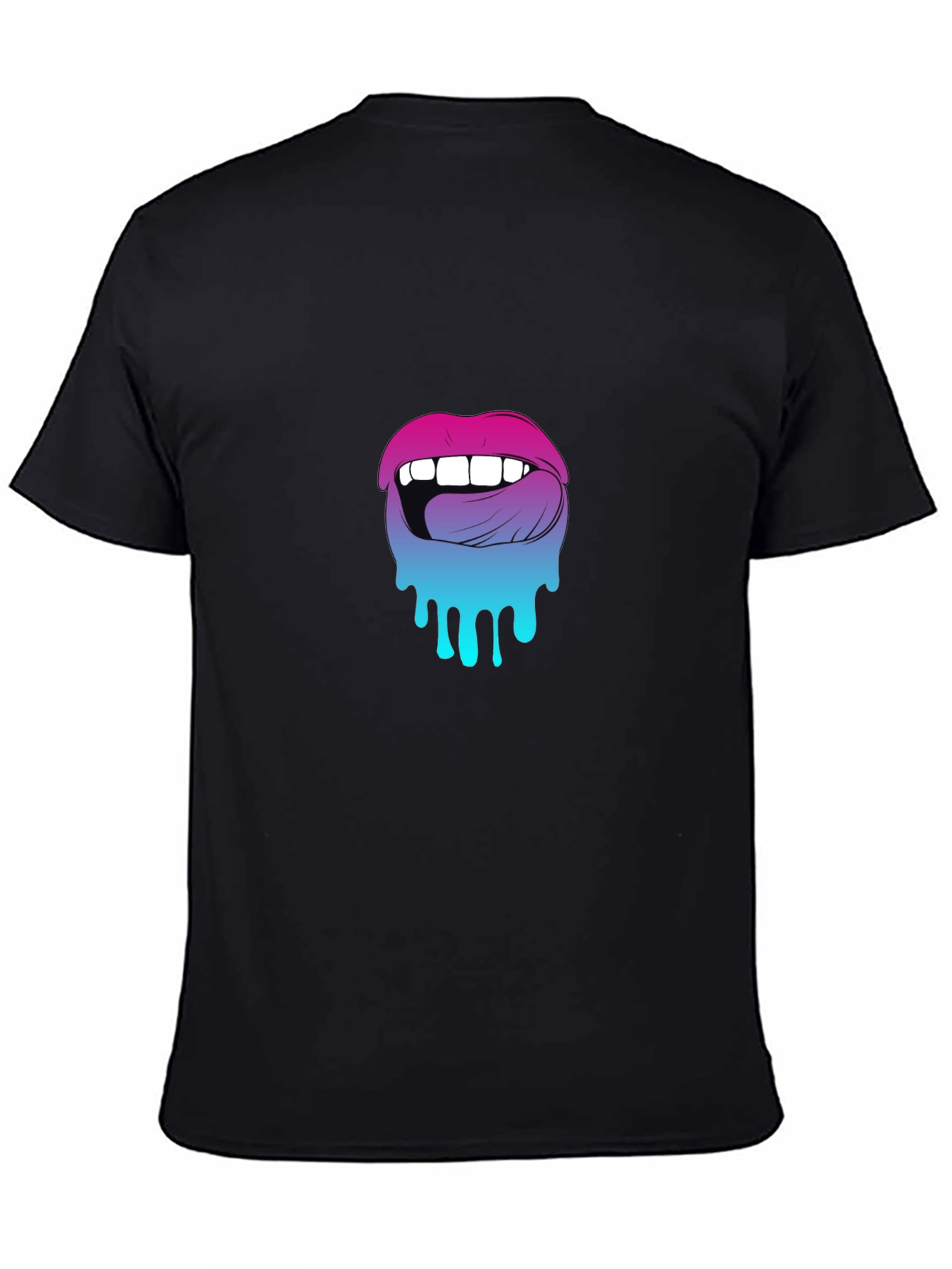 Melting Lips Graphic Tee - Unique Design