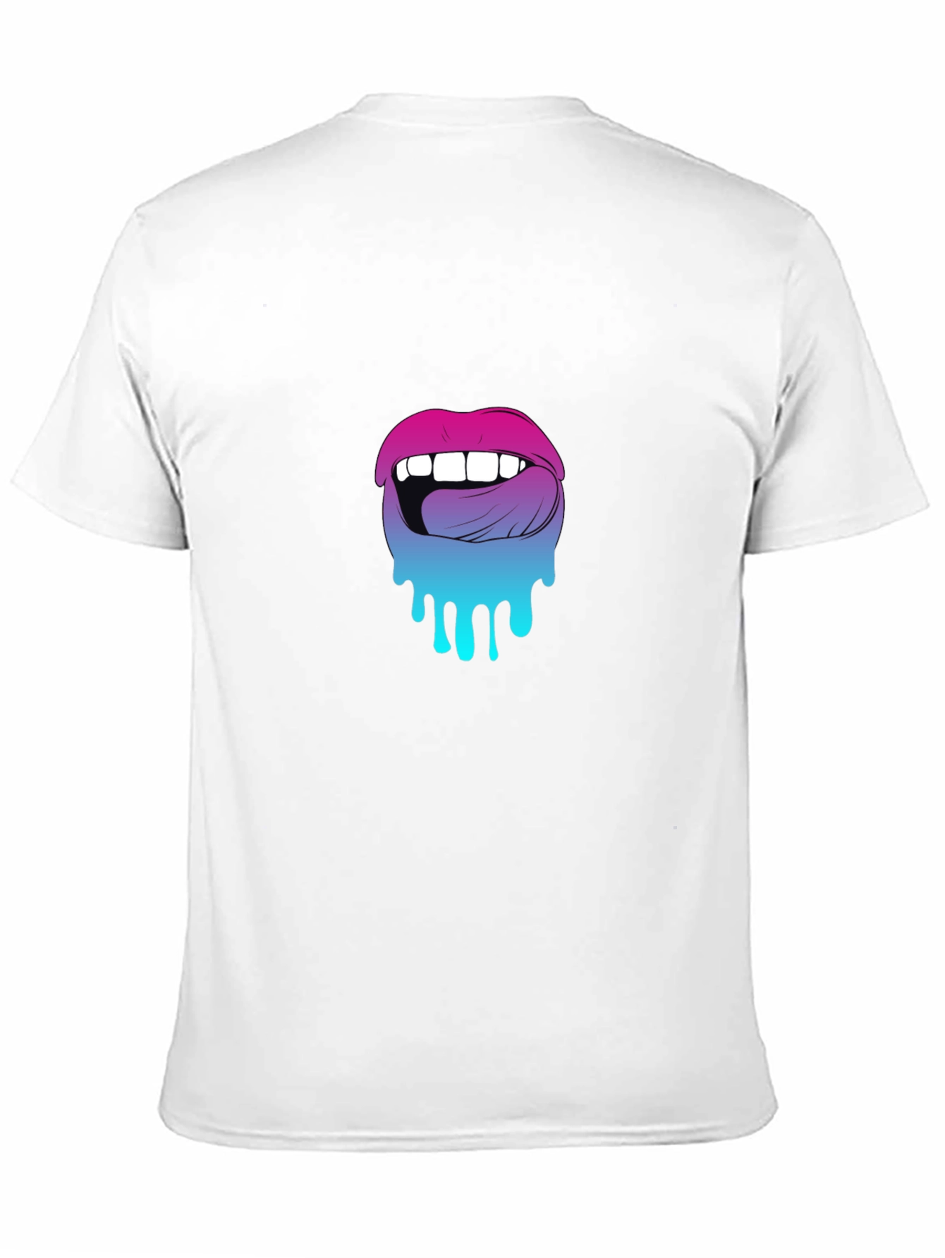 Melting Lips Graphic Tee - Unique Design