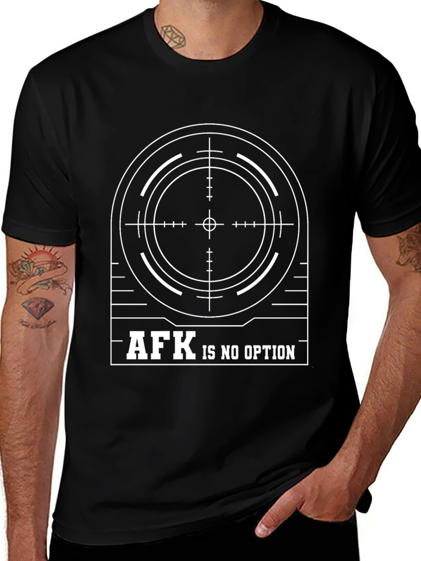 AFK Is No Option Graphic T-Shirt