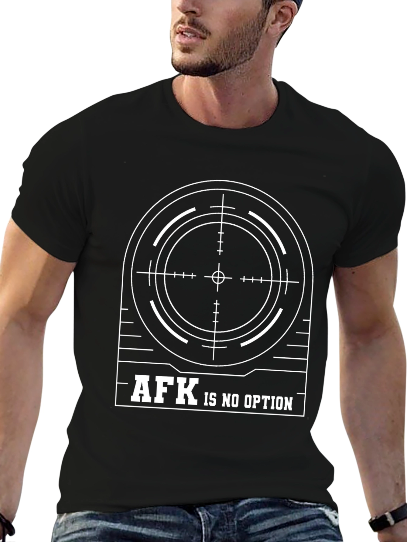AFK Is No Option Graphic T-Shirt