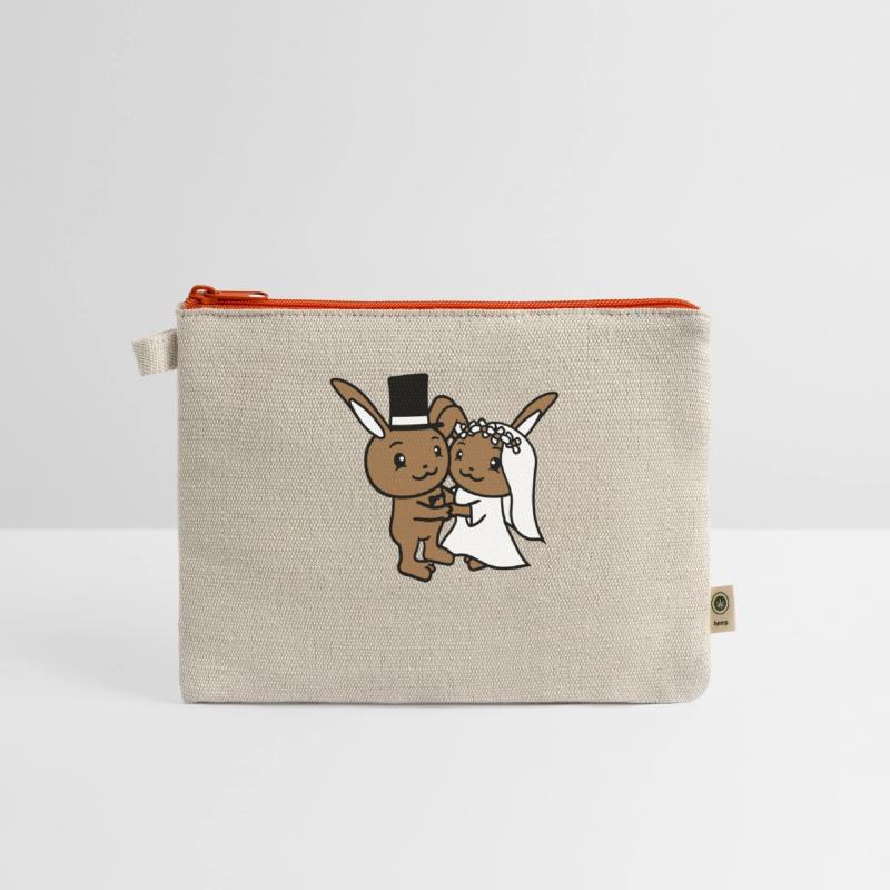 2 Rabbits Wedding Marriage Groom Bride Two Engaged