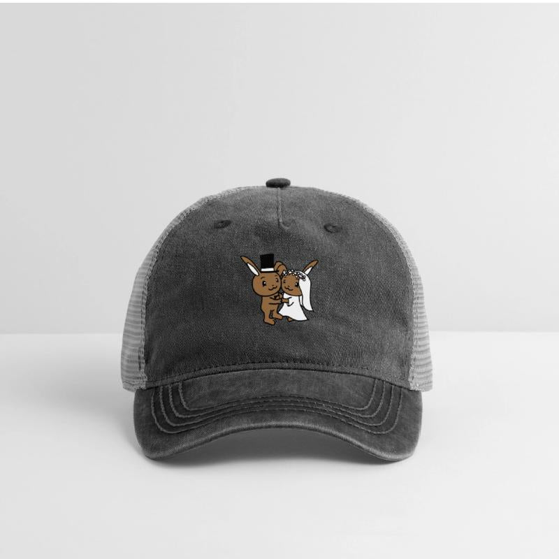 2 Rabbits Wedding Marriage Groom Bride Two Engaged