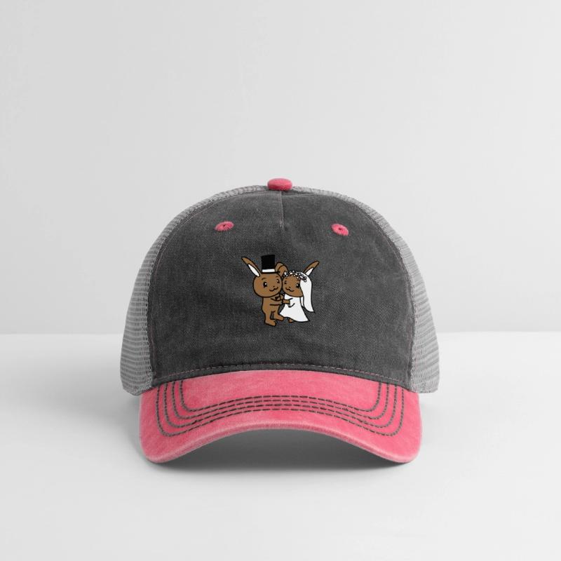 2 Rabbits Wedding Marriage Groom Bride Two Engaged