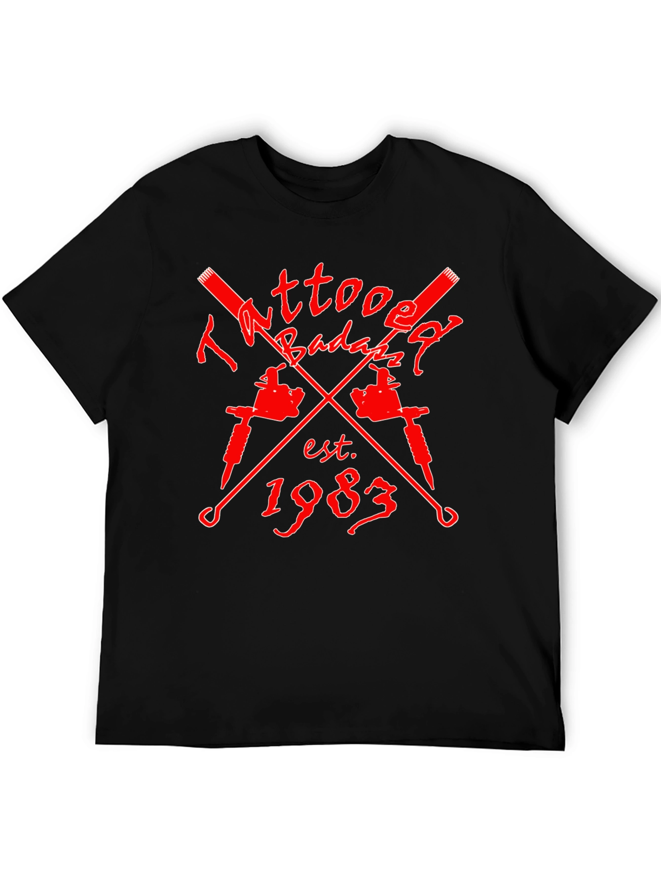 Tattoo Badazz Est. 1983 Black T-Shirt