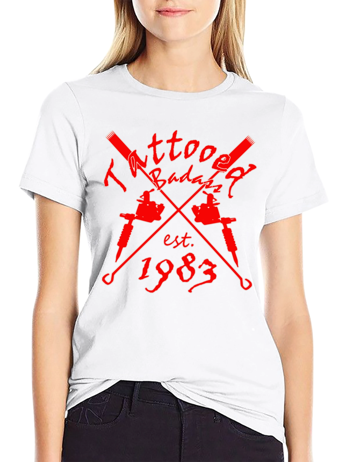 Tattoo Badazz Est. 1983 Black T-Shirt