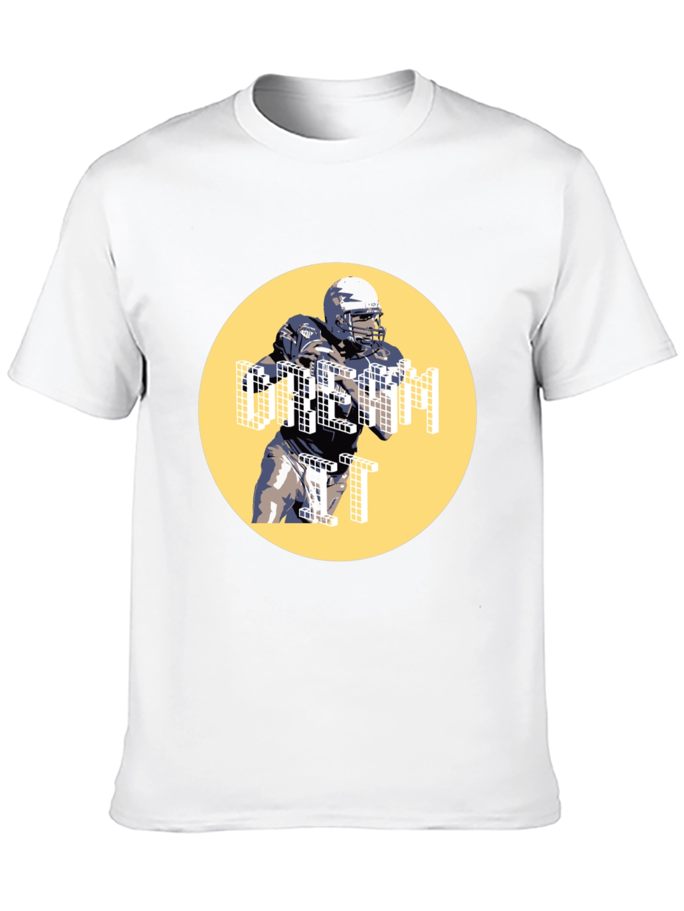 Football Player Graphic Tee - Dream It