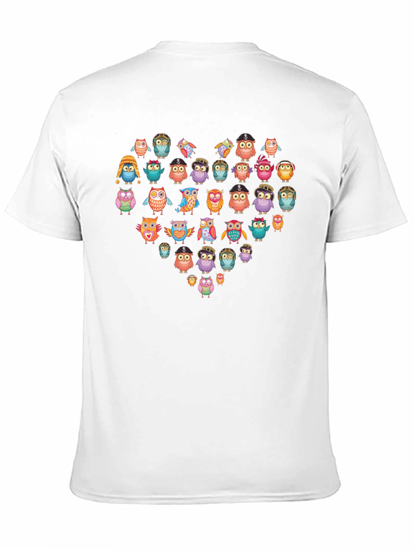 Owl Heart T-Shirt - Unique Graphic Tee