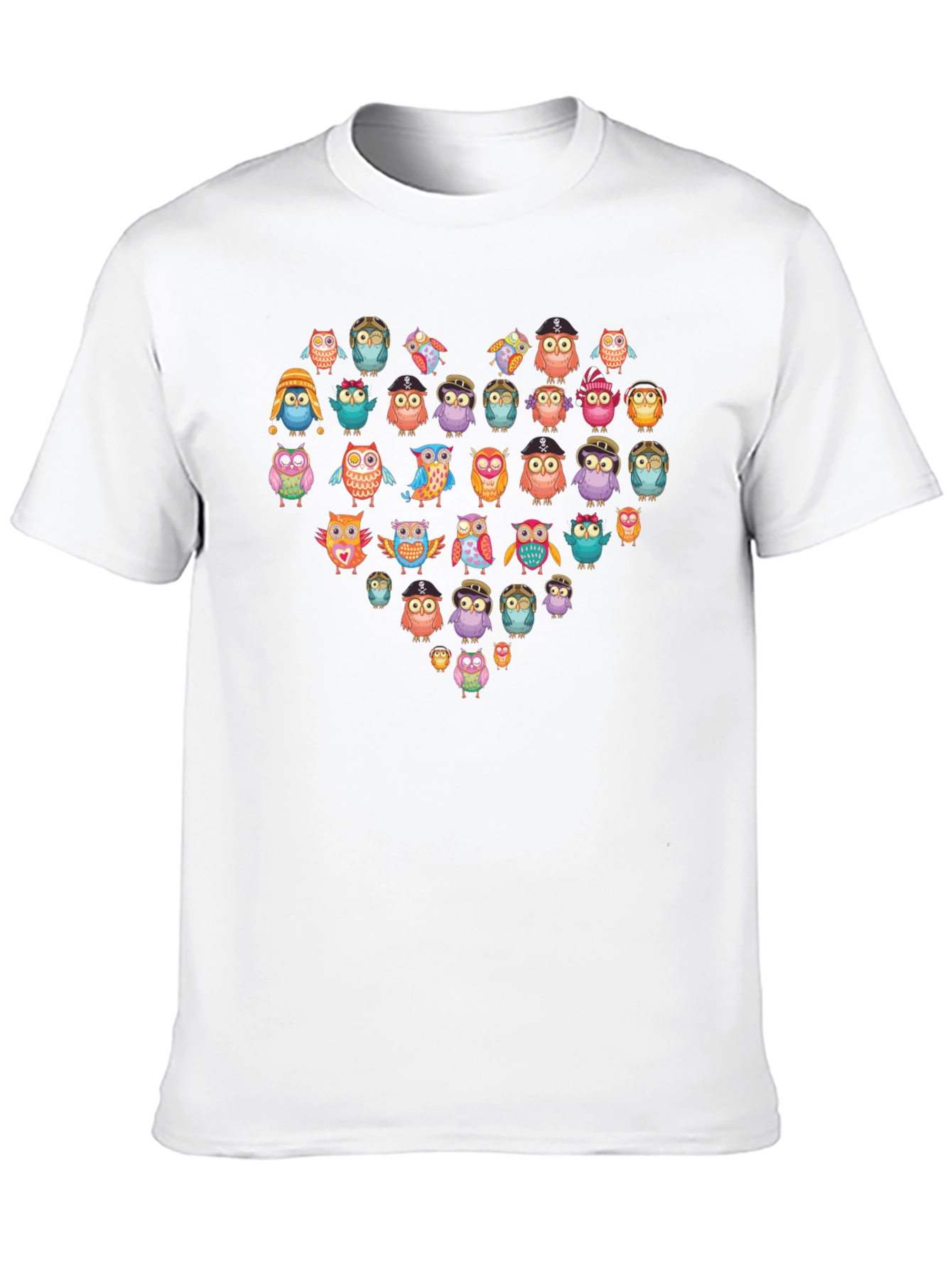 Owl Heart T-Shirt - Unique Graphic Tee