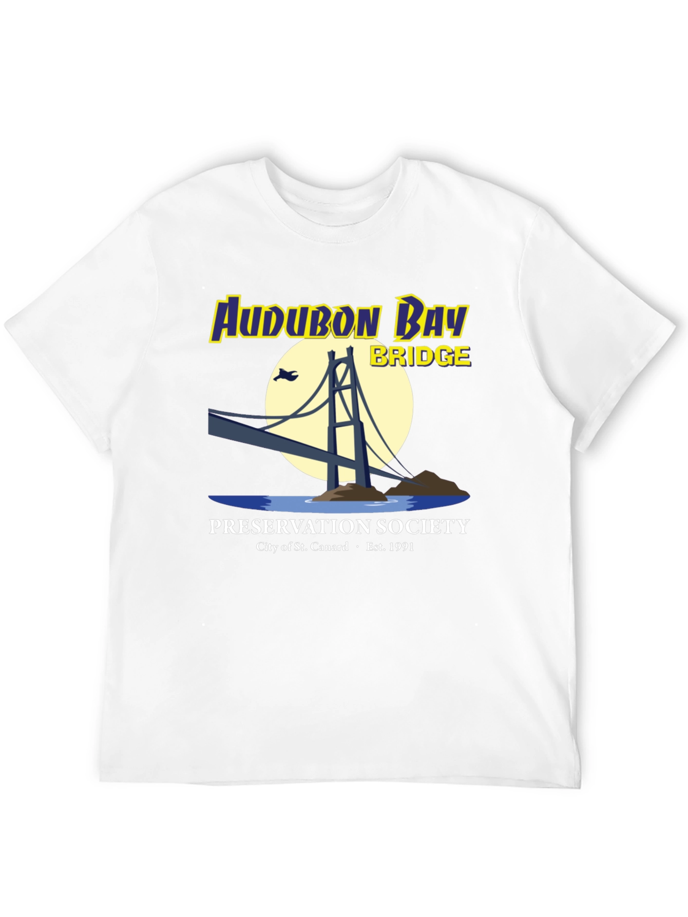 Audubon Bay Bridge Preservation Society T-Shirt