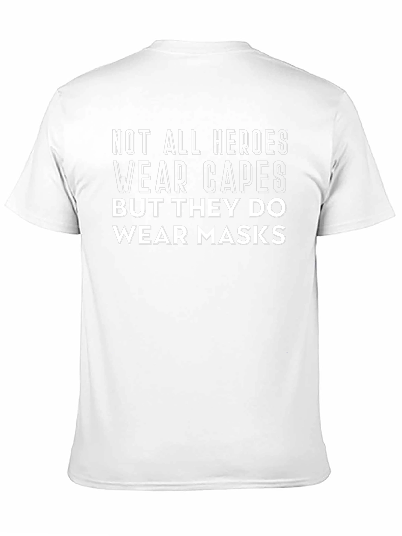 Heroes Wear Masks Graphic Tee - Unisex