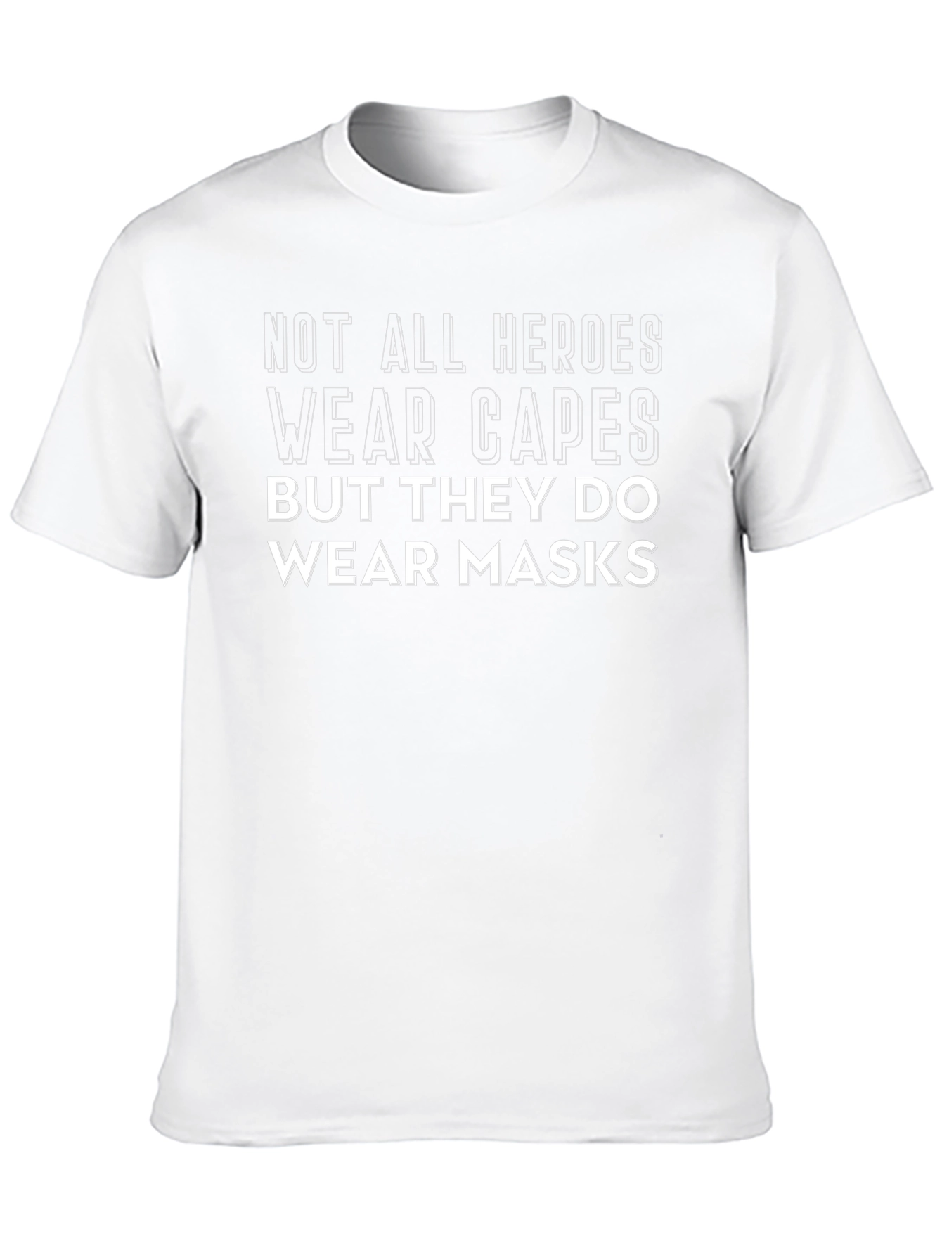 Heroes Wear Masks Graphic Tee - Unisex