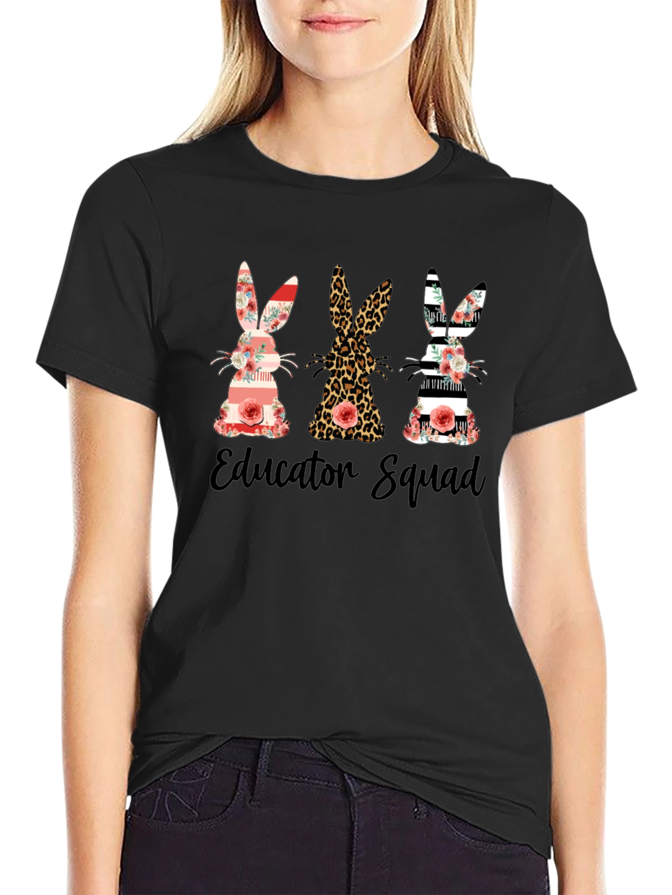 Educator Squad Easter Bunny T-Shirt