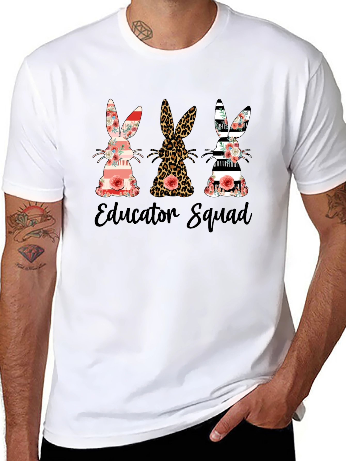 Educator Squad Easter Bunny T-Shirt
