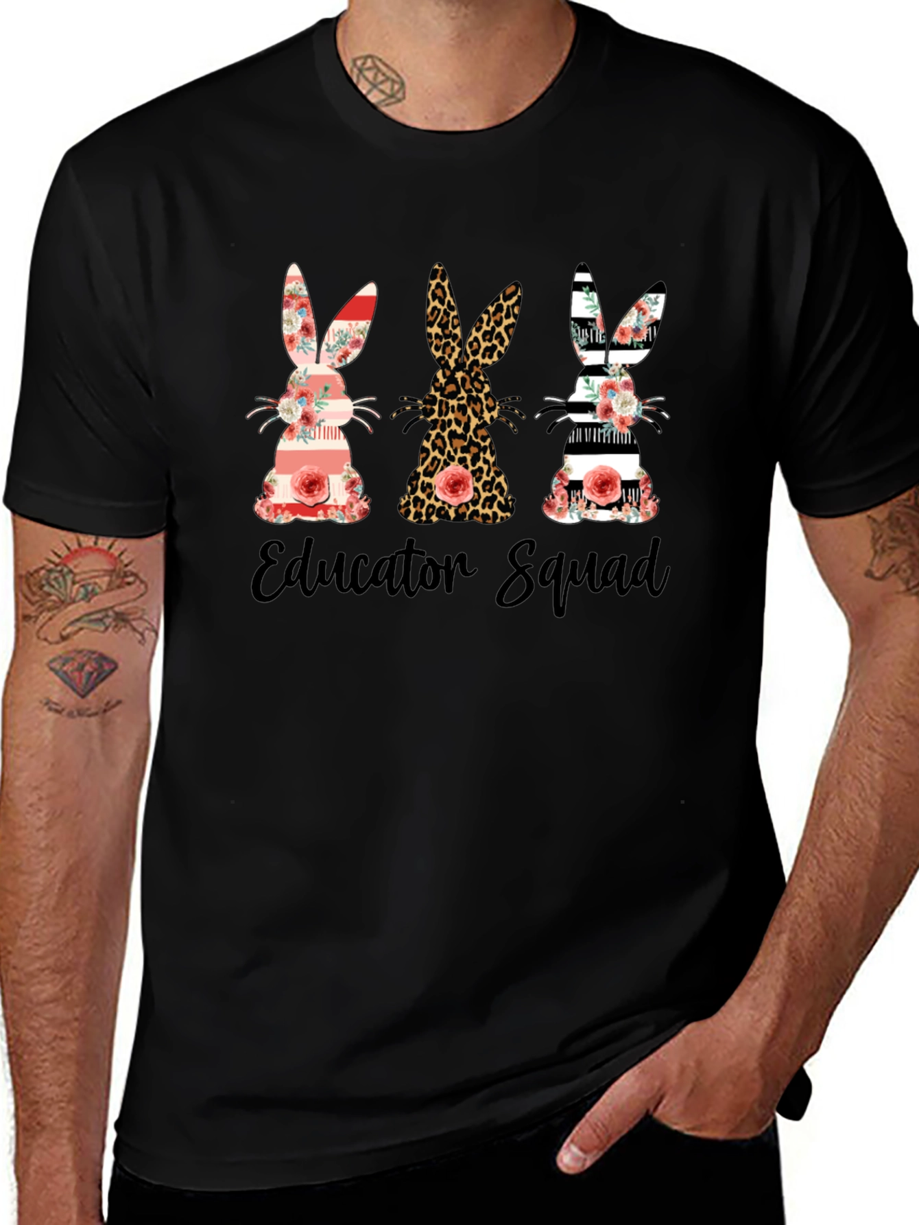 Educator Squad Easter Bunny T-Shirt