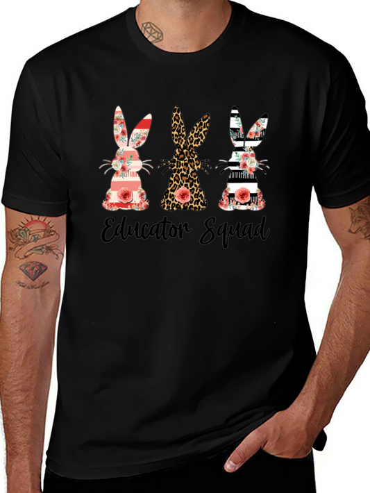 Educator Squad Easter Bunny T-Shirt