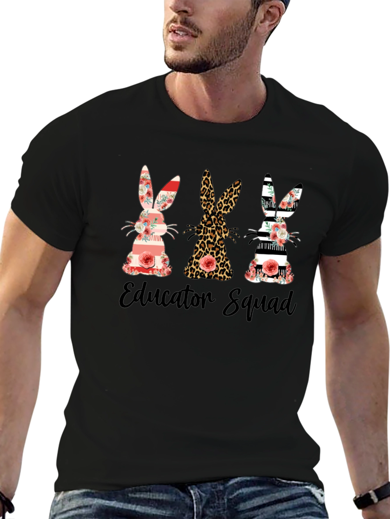 Educator Squad Easter Bunny T-Shirt