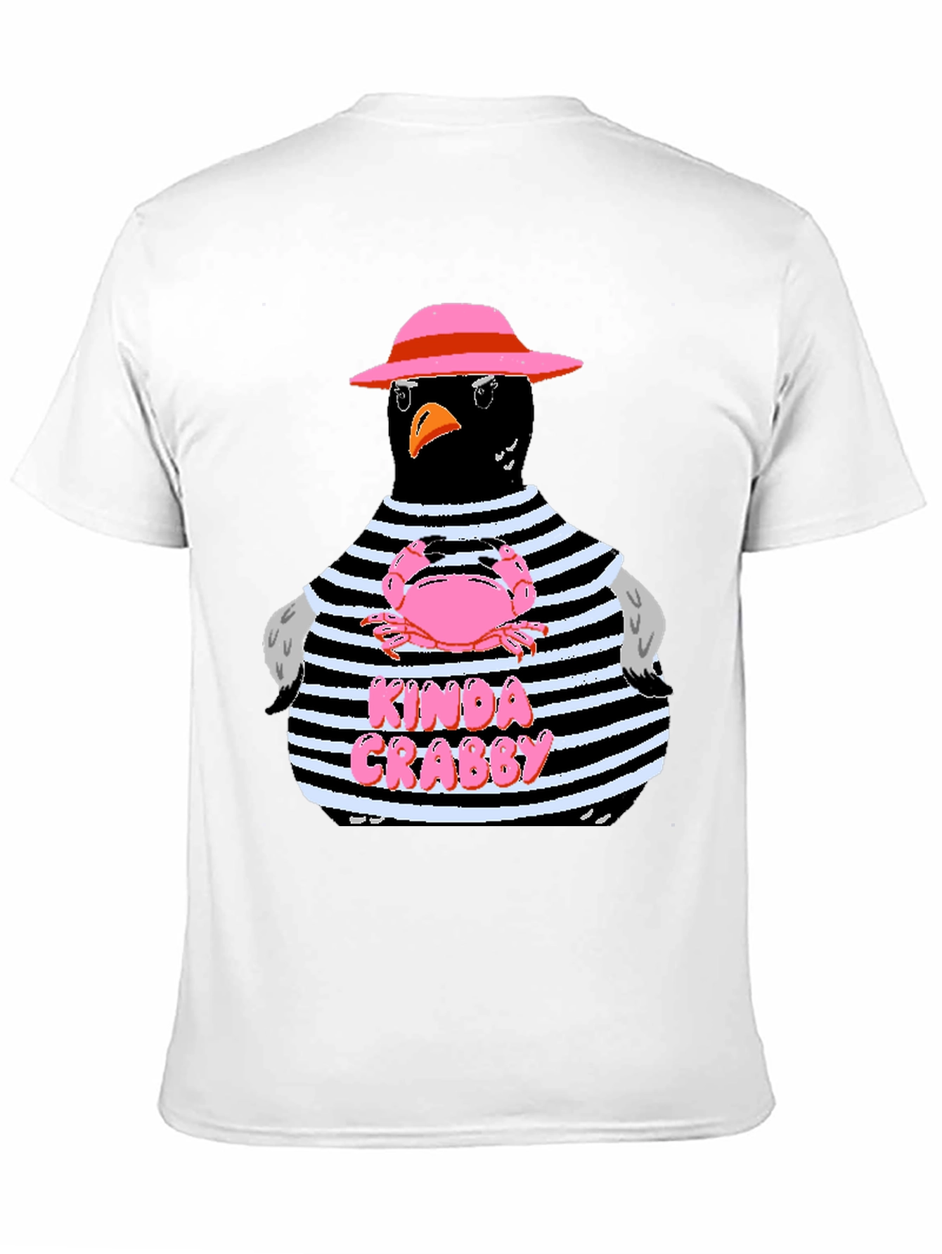 Kinda Crabby Graphic Tee - Funny Bird Shirt