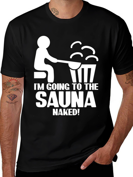 Sauna Naked Humor T-Shirt