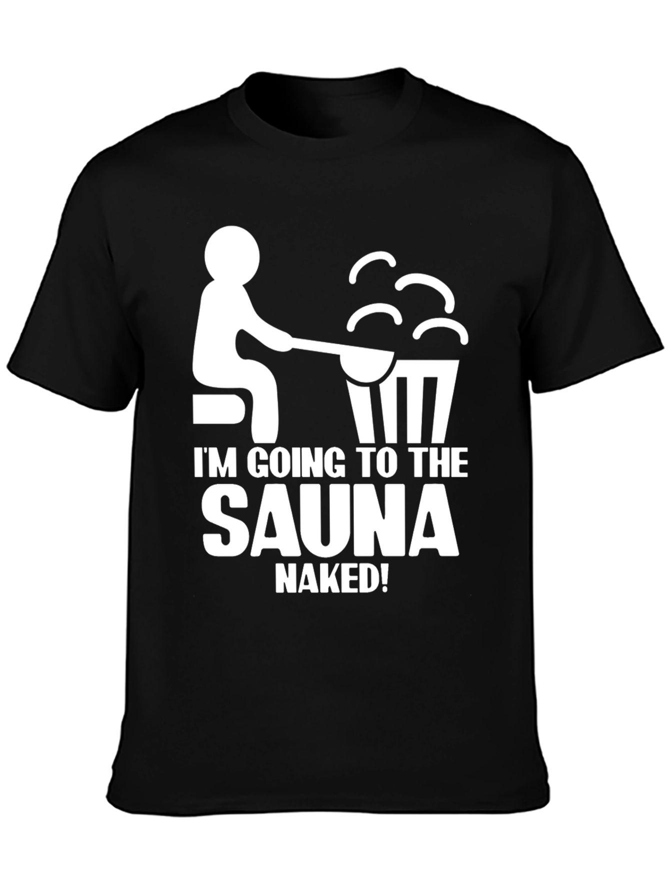 Sauna Naked Humor T-Shirt