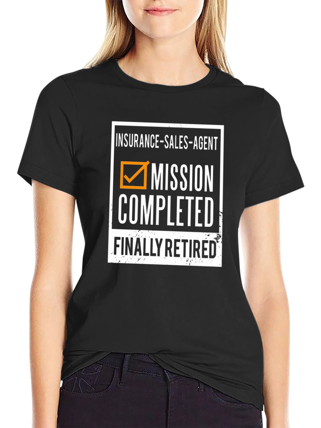 Retired Insurance Agent Mission Completed T-Shirt