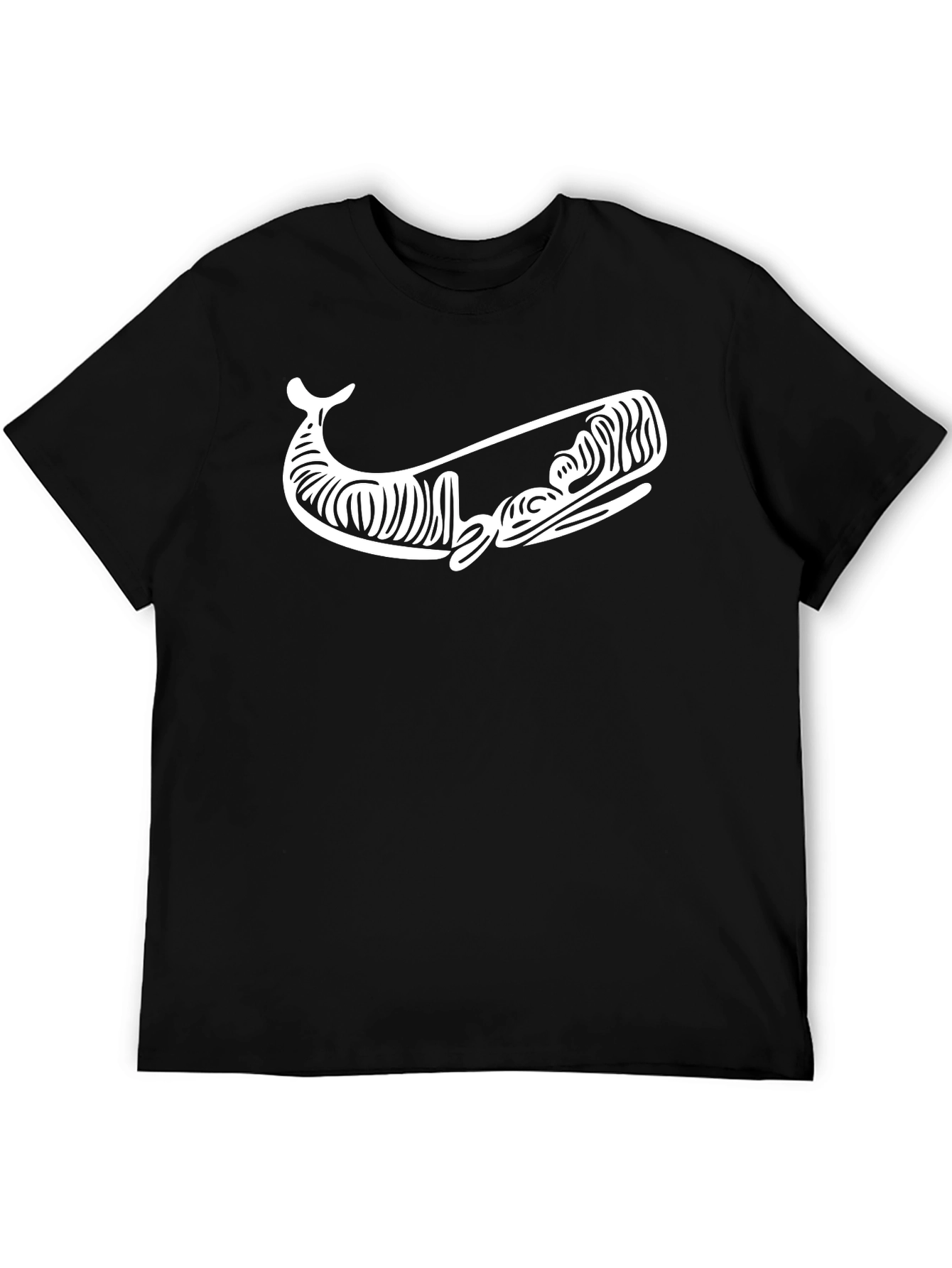 Whale Graphic Print Tee - Stylish Casual Comfort