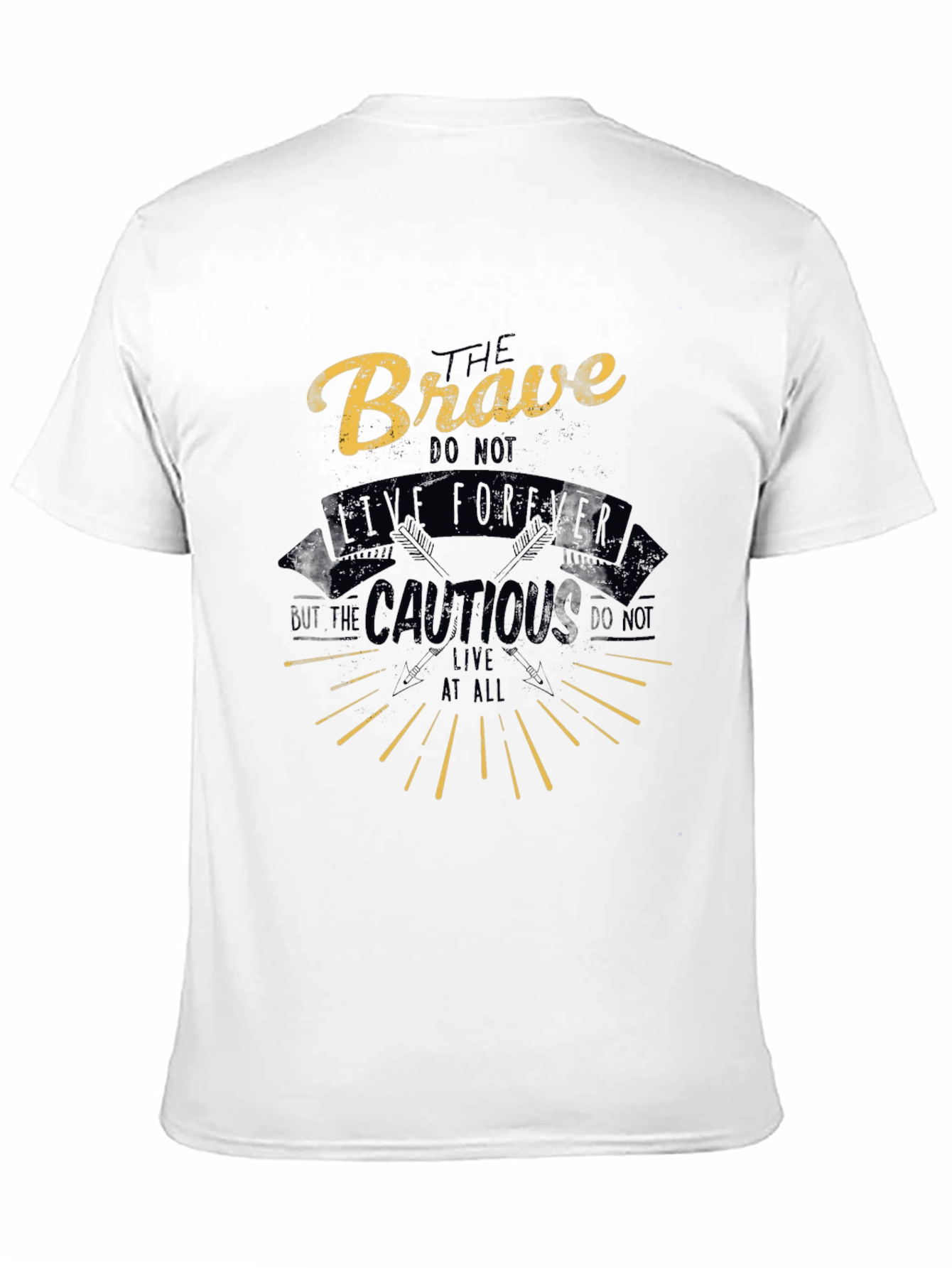 Brave Tee: Live Forever Graphic T-Shirt