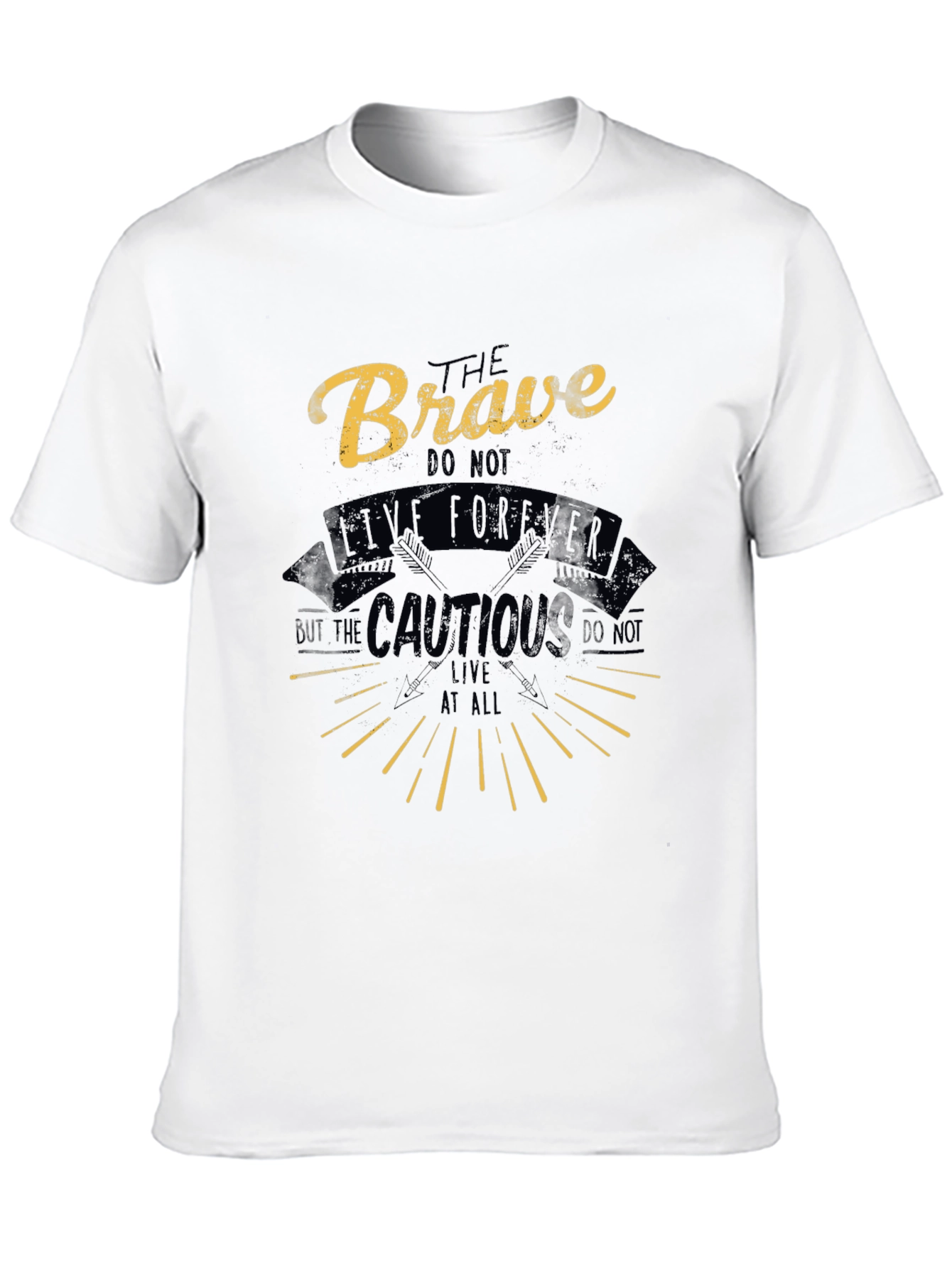 Brave Tee: Live Forever Graphic T-Shirt